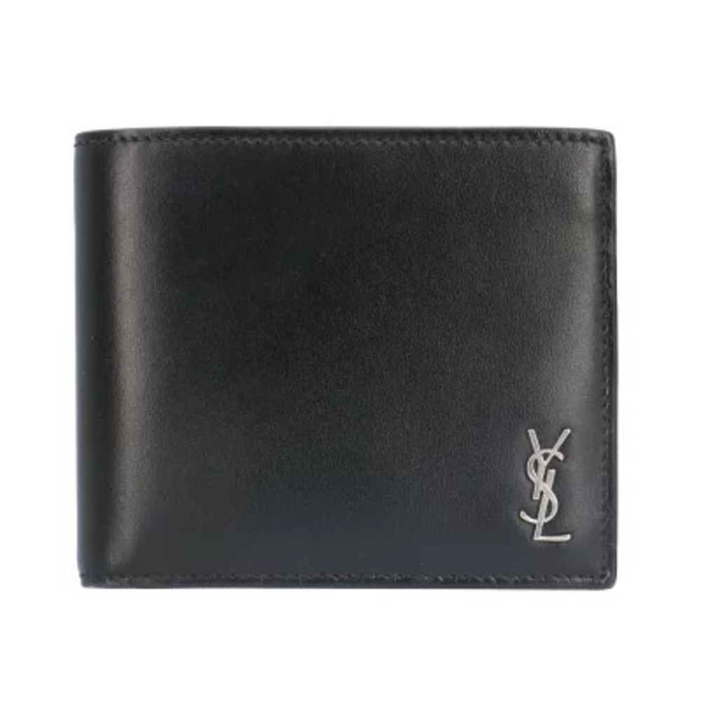 Saint Laurent bi fold wallet leather